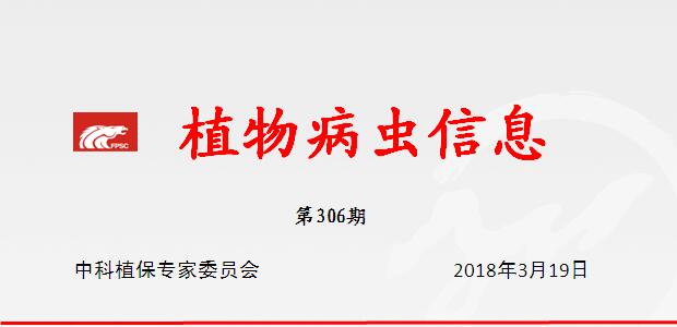 关于转发2018年上半年广东省农作物病虫发生趋势预测